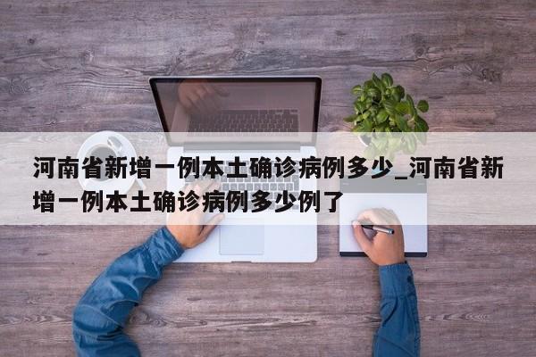 河南省新增一例本土确诊病例多少_河南省新增一例本土确诊病例多少例了
